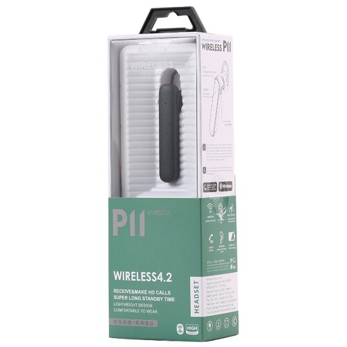 фото Bluetooth-гарнитура wk p11 black