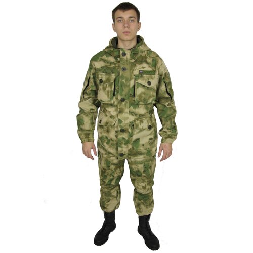 фото Тактический костюм горка-8 демисезонный, камуфляжный стиль милитари, защитный в расцветке зелёный мох (размер 52-54, рост 176-182) для охоты и рыбалки h&t fashion