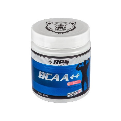 фото Bcaa rps nutrition bcaa++ 8:1:1, клубника, 200 гр.