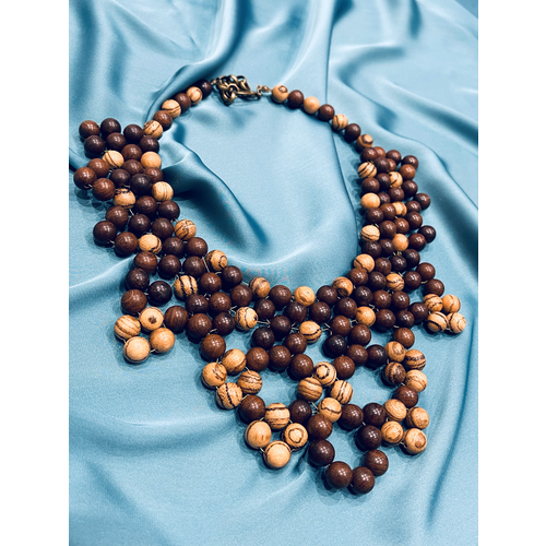 фото Колье из деревянных бусин в этническом стиле jewellery_by_marina_orlova