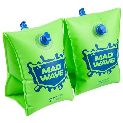 фото Нарукавники mad wave mad wave - зеленый, 2-6