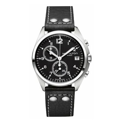 фото Часы hamilton khaki pilot pioneer chrono quartz h76512733