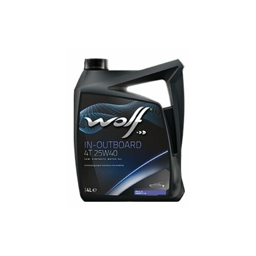 фото Полусинтетическое моторное масло wolf in-outboard 4t 25w40, 1 л