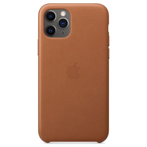 фото Чехол Apple кожаный для Apple iPhone 11 Pro золотисто-коричневый