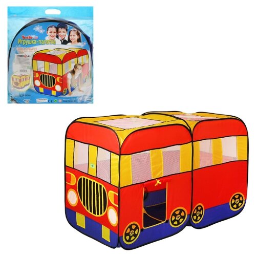 фото Палатка игровая наша игрушка автобус, 148*75*98 см, сумка (8097)