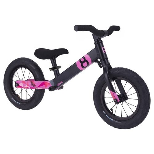 фото Беговел bike8 suspension pro, black-pink