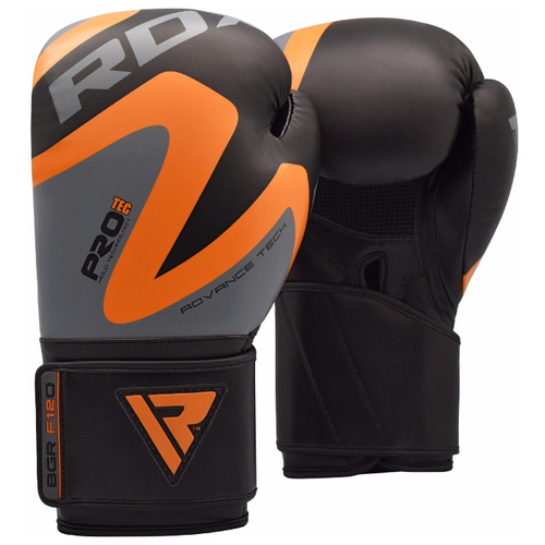 фото Перчатки боксерские rdx rex f12 orange bgr-f12o, 12 oz