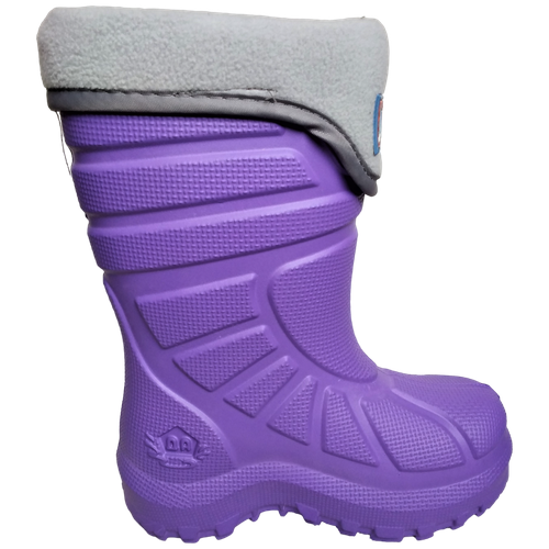 фото Сапоги резиновые дюна для девочек, демисезонные, эва, утепленные, протекторная подошва, размер 32, фиолетовый