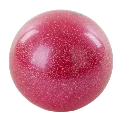 фото Мяч для художественной гимнастики larsen ab2801b розовый металлик