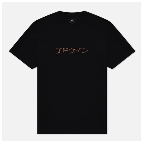 фото Мужская футболка edwin mercury katakana чёрный, размер s