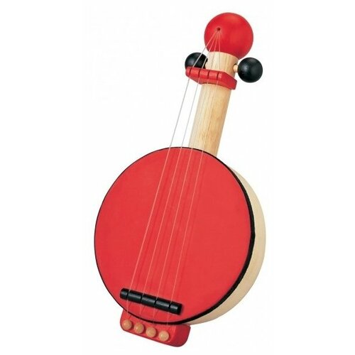 фото Банджо струнный музыкальный инструмент дерево для детей от 3 лет plan-toys