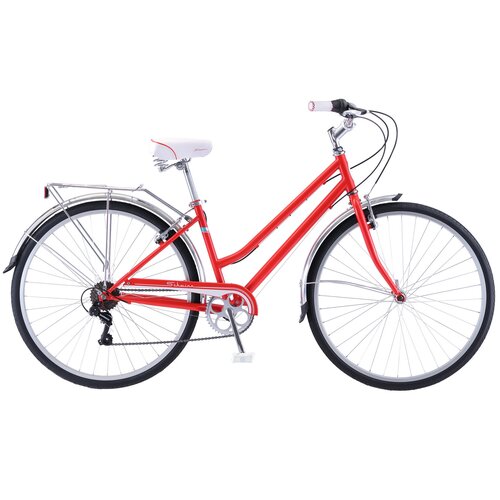 фото Городской велосипед schwinn wayfarer womens красный 17.5" (требует финальной сборки)
