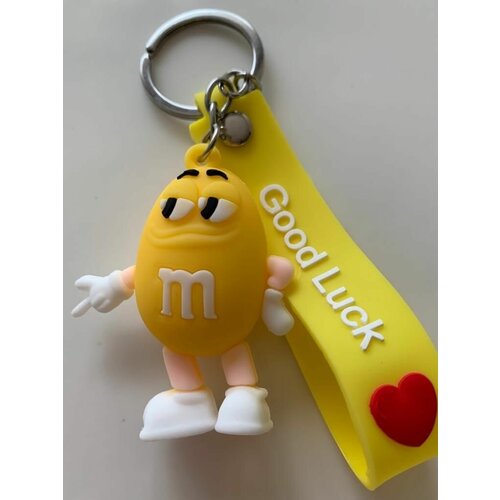 фото Брелок m&ms / брелок на ключи / брелок на сумку цвет желтый adelina kids