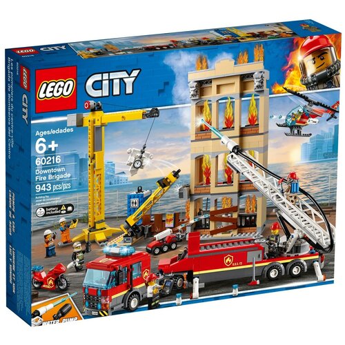 фото Конструктор lego city 60216 центральная пожарная станция