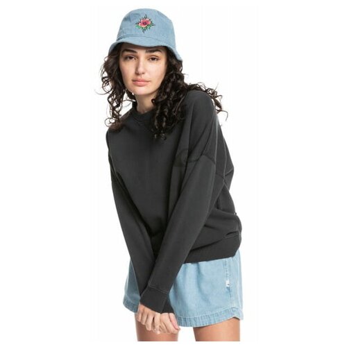 фото Свитшот из органического хлопка quiksilver womens, цвет черный, размер m