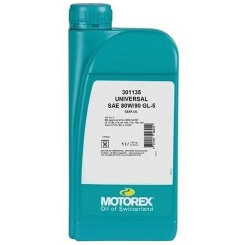 фото Трансмиссионное масло motorex gear oil universal 80w-90 gl-5, 1л