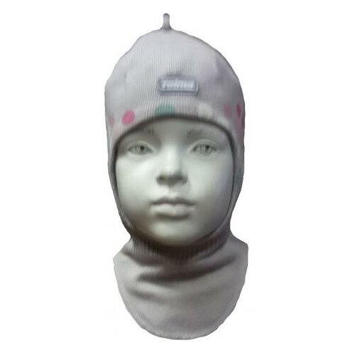 фото Балаклава шлем reima демисезонная, размер 50, серый