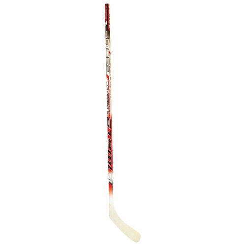 фото Хоккейная клюшка atemi 1050 composite 130 см правый красный/бежевый