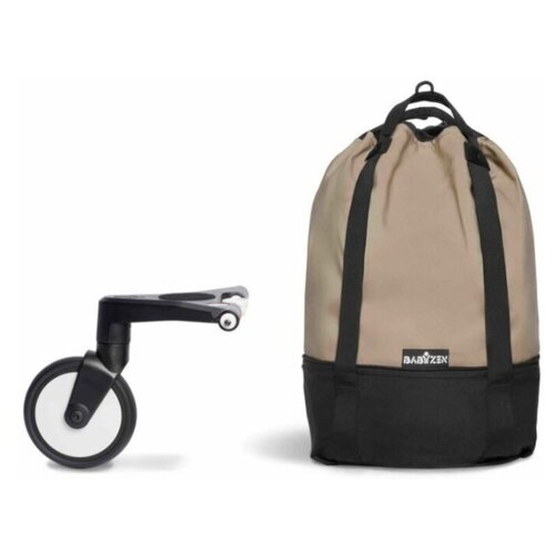 фото Babyzen сумка для коляски yoyo c колесом- платформой, taupe