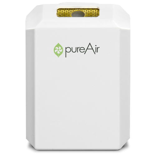 фото Персональный очиститель воздуха pureair personal solo greentech environmental - ионная защитно-барьерная "маска" - активный кислород + ионизация.