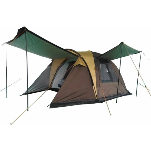 фото Палатка кемпинговая 4-х местная naturecamping krt105, стальные дуги 16мм mircamping