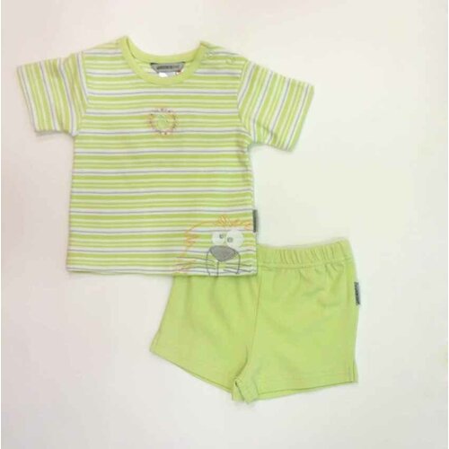 фото Комплект одежды jacky для мальчиков, брюки и кофта, повседневный стиль, размер 68, зеленый