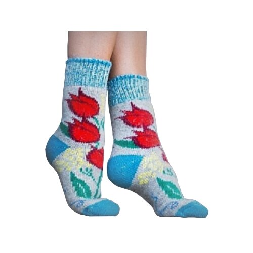 фото Носки шерстяные бабушкины носки n6r25-2 размер 38-40