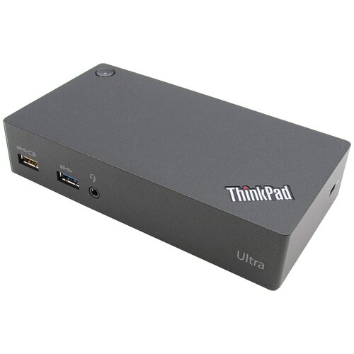 фото Аксессуары и запчасти для ноутбуков lenovo док-станция lenovo thinkpad usb 3.0 ultra dock (40a80045eu)