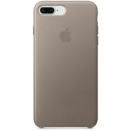 фото Чехол-накладка apple кожаный для iphone 8 plus / 7 plus taupe