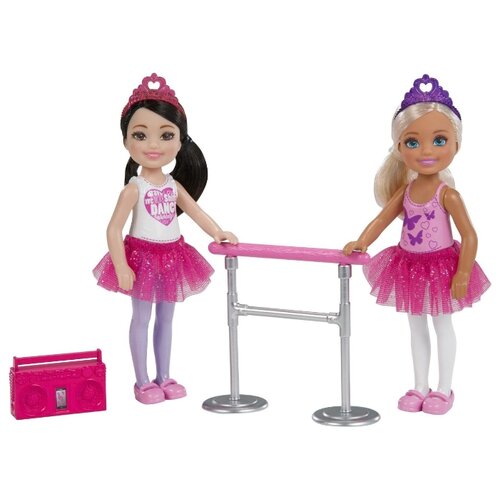 фото Набор кукол barbie челси 2 балерины, fhk98