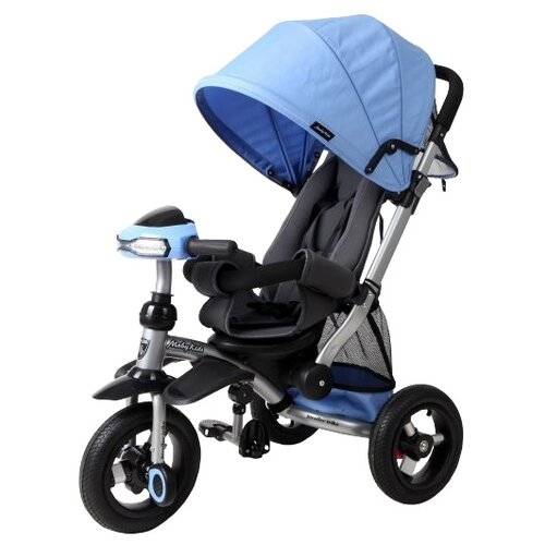 фото Трехколесный велосипед moby kids stroller trike 10x10 air car, персиковый