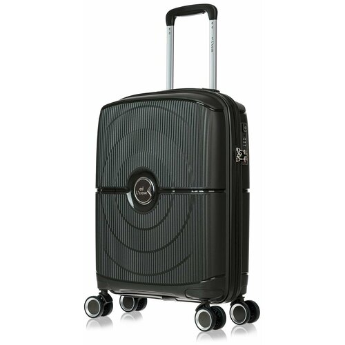 фото Чемодан на колесах ручная кладь lcase doha. маленький s, полипропилен, 54 см, 37 л. дорожный чемодан на колесиках для поездок и путешествий. l'case