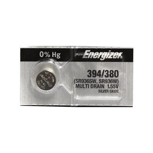 фото Серебряно-цинковая батарейка для часов energizer 394 / 380 10 шт