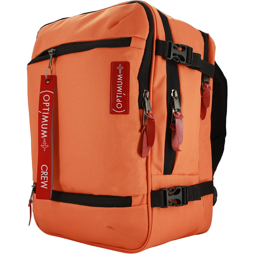 фото Сумка дорожная сумка-рюкзак optimum crew 401357222, 24 л, 40х30х20 см, ручная кладь, оранжевый