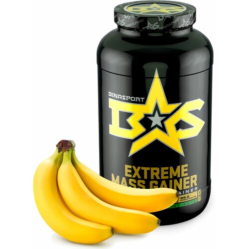 фото Гейнер binasport extreme mass gainer, 1500 г, банан