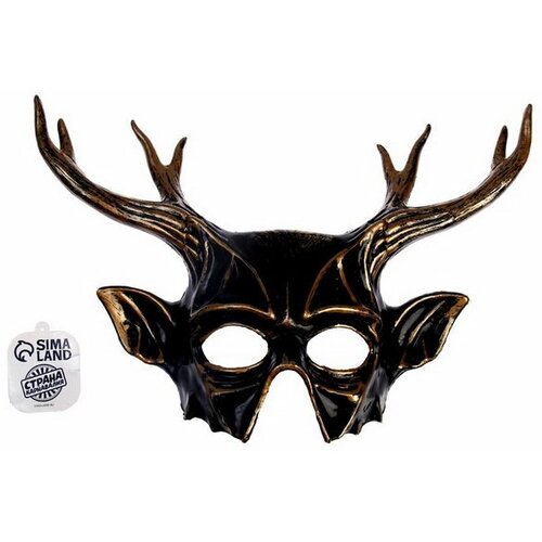 фото Карнавальная маска "рога" сима-ленд