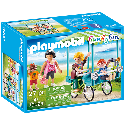 фото Конструктор playmobil family fun 70093 семейный велосипед