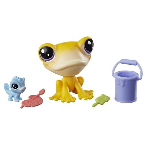 фото Hasbro игровой набор littlest pet shop парочки лягушка e0462/b9358