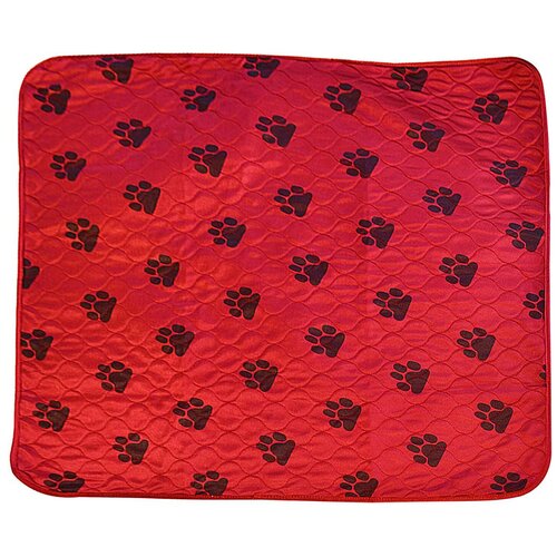 фото Многоразовая супервпитывающая непромокаемая пеленка коврик для домашних животных, красная, pets & friends pf-pad-02
