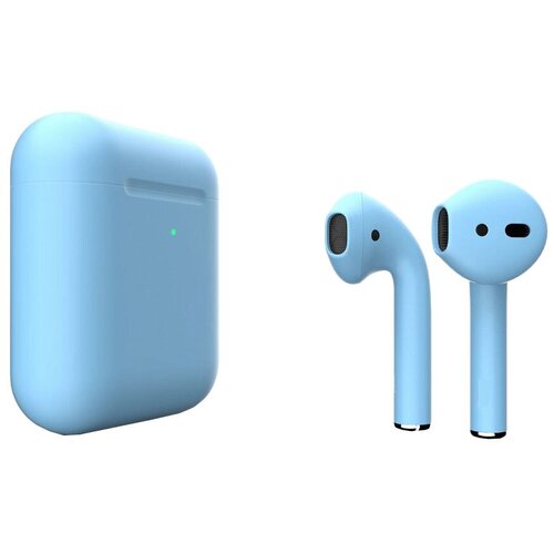 фото Беспроводные наушники apple airpods 2 color (беспроводная зарядка чехла), глянцевый красный