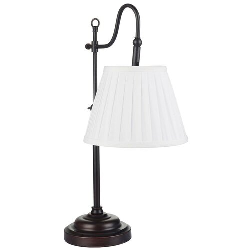 фото Лампа декоративная lussole milazzo lsl-2904-01, e14, 40 вт, цвет арматуры: черный, цвет плафона/абажура: белый