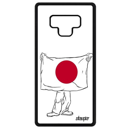 фото Чехол для телефона samsung galaxy note 9, "флаг японии с руками" туризм государственный utaupia
