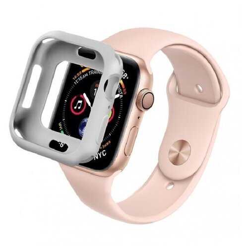фото Чехол coteetci для apple watch 40mm серый