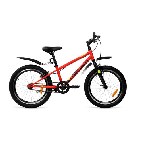 фото Велосипед forward unit 20 1.0 (20" 1 ск. рост 10.5") 2020-2021, красный матовый, 1bkw1j101004