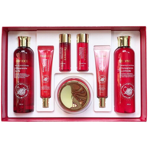 фото Набор deoproce whitening & anti-wrinkle pomegranate 5 set