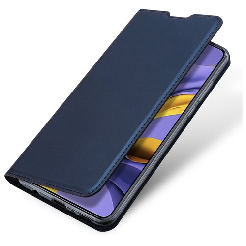 Чехол книжка Dux Ducis для Samsung Galaxy A21, Skin Pro, синий