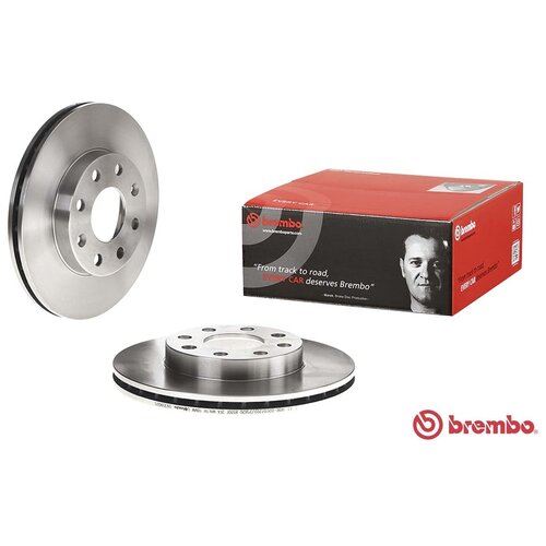 фото Комплект тормозных дисков передний brembo 09.3090.20 236x20 для chevrolet aveo, chevrolet spark, daewoo kalos, chevrolet kalos (2 шт.)