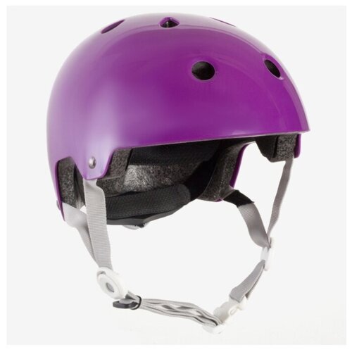 фото Шлем для катания на роликах, скейтборде, самокате фиолетовый play 5 oxelo x декатлон decathlon