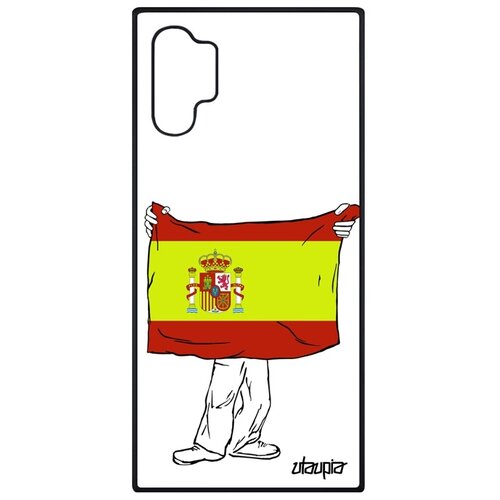 фото Чехол для телефонов galaxy note 10 plus, "флаг испании с руками" страна туризм utaupia