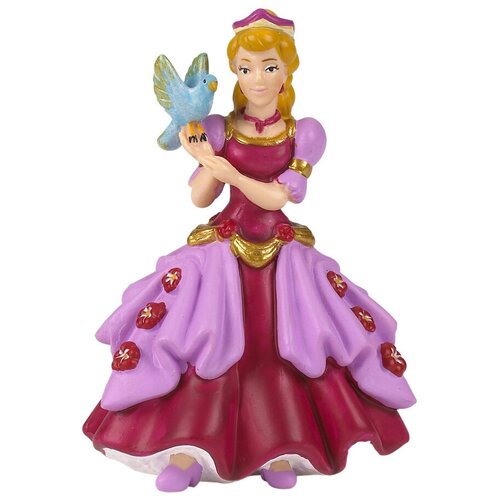 фото Принцесса в розовом платье с птицей 4,8 х 9 х 6 см фигурка игрушка от 3 лет papo